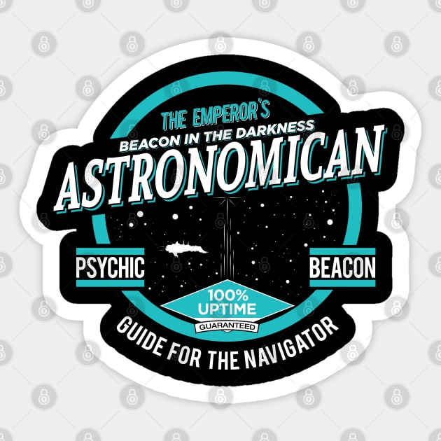 Astronomican Sticker by Exterminatus